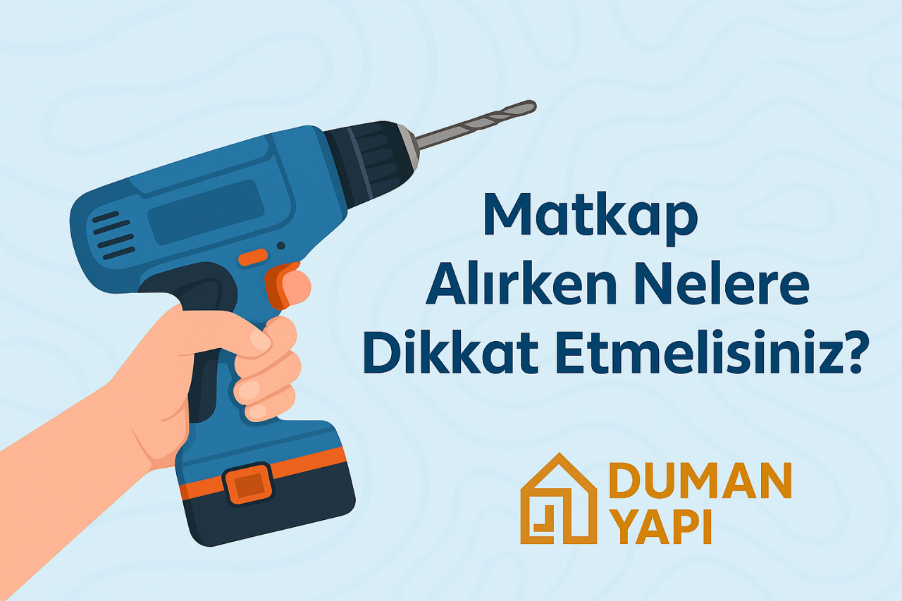 Matkap Alırken Nelere Dikkat Etmelisiniz?