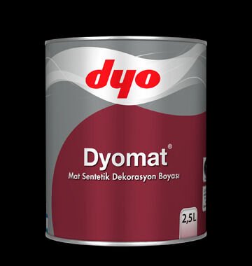 Dyomat Sentetik Esaslı Tam Mat Boya