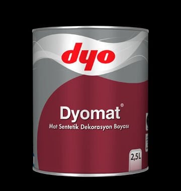 Dyomat Sentetik Esaslı Tam Mat Boya