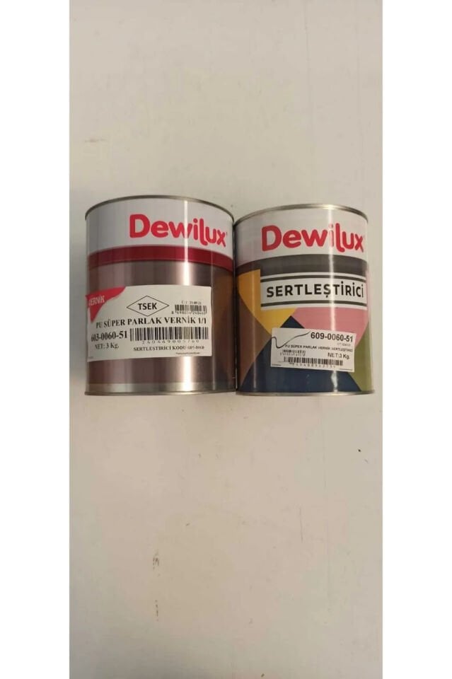 Poliüretan Süper Parlak Vernik ile Sertleştirici